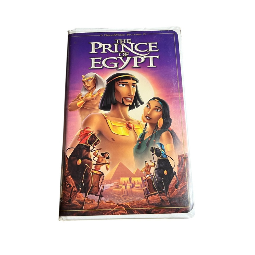 The Prince‎ of Egypt VHS 1999 DreamWorks Animated Movie Musical Clamshell Case